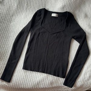 Abercrombie & Fitch Women’s Knit Long Sleeve Top